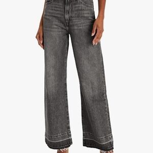 Women's Black Wide-Leg Jeans